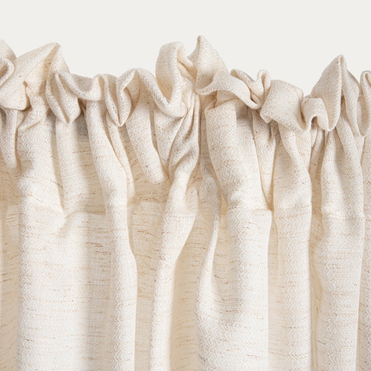 ALMIRA Beige Linen-Effect Curtain 140x250 cm