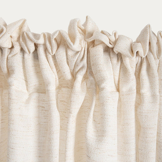 ALMIRA Beige Linen-Effect Curtain 140x250 cm