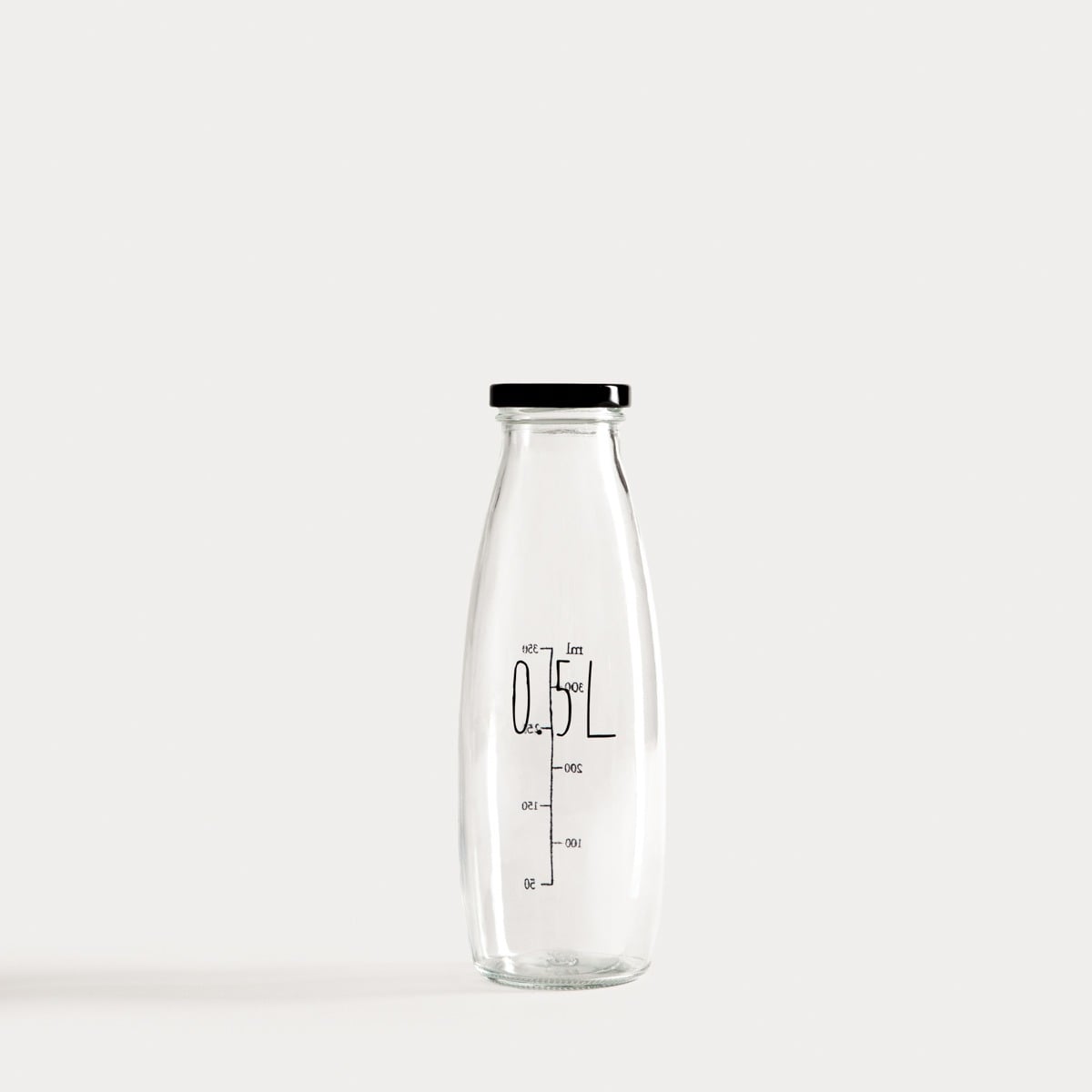 ERIS 0.5L Glass Bottle with Airtight Stainless Steel Cap