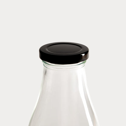 ERIS 1L Glass Bottle with Stainless Steel Cap