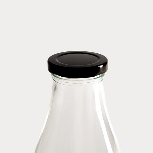 ERIS 1L Glass Bottle with Stainless Steel Cap