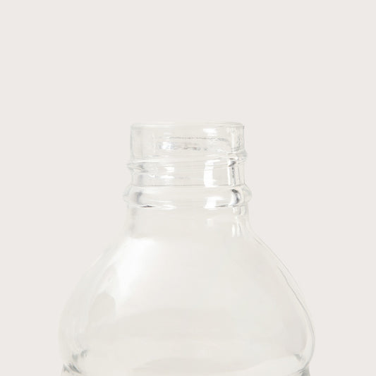 BUBBLY Transparent Glass Bottle 1.25L