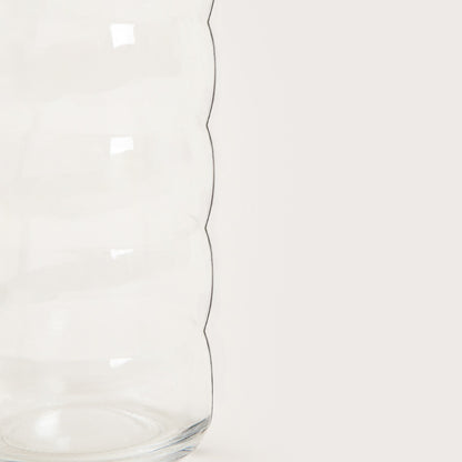 BUBBLY Transparent Glass Bottle 1.25L
