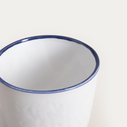 Nilgi Ceramic Mug with Horizontal Fish Design 400ml