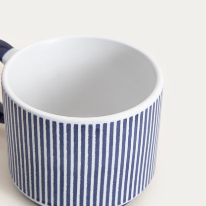 MULIGO Striped Ceramic Mug 250ml