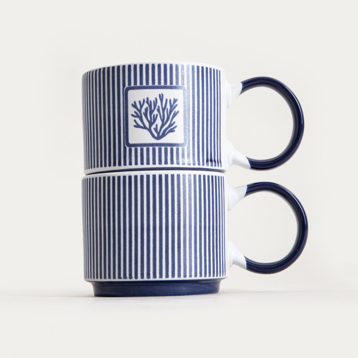 MULIGO Striped Ceramic Mug 250ml
