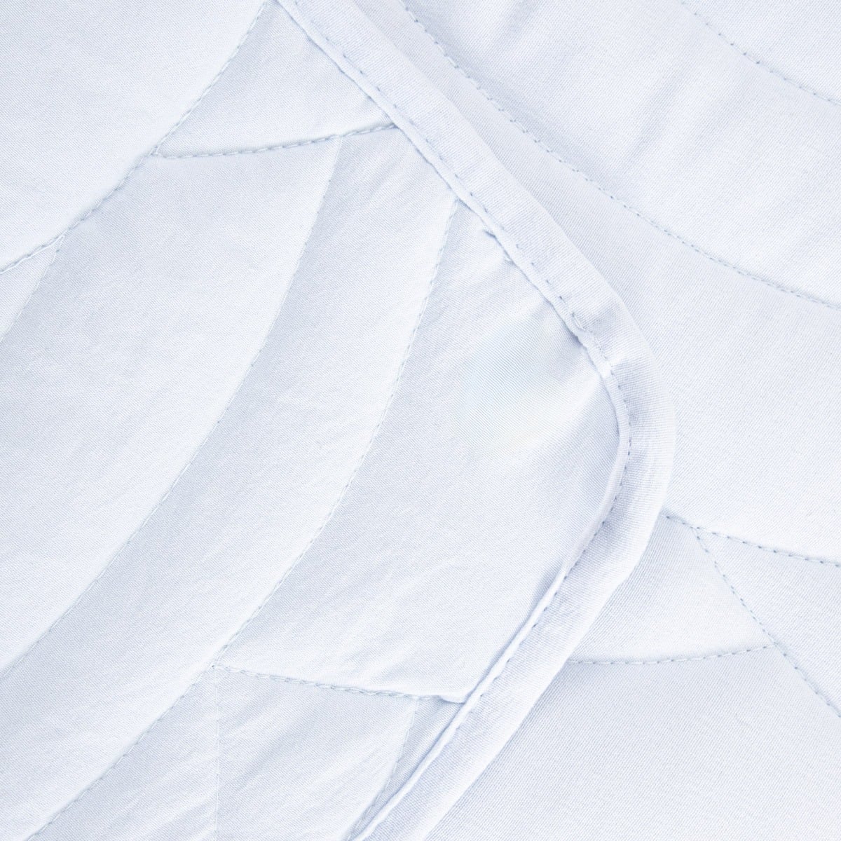 MAREY Blue Quilted Wave Bedspread 200x220 cm