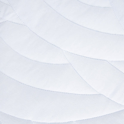 MAREY Blue Quilted Wave Bedspread 200x220 cm