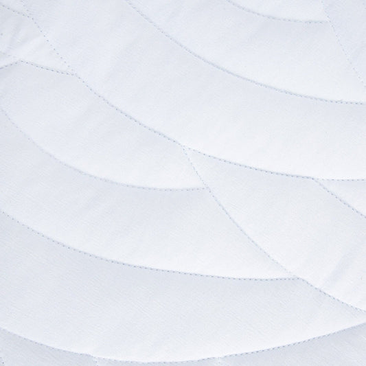MAREY Blue Quilted Wave Bedspread 200x220 cm
