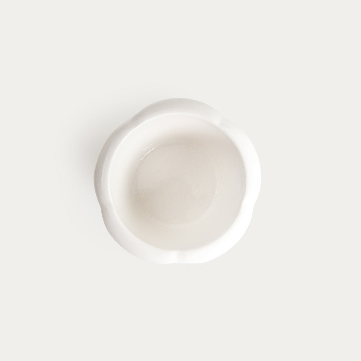 Set of gratin dishes NELSON Set of 3 Ceramic Gratin Dishes with Flower Rim