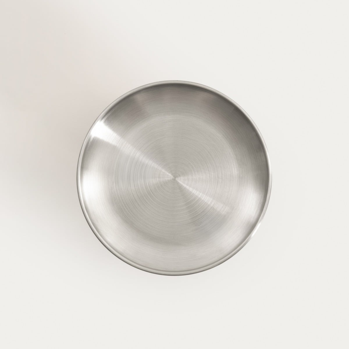 EDMORE Stainless Steel Platter with Wooden Leg 23x23x9 cm