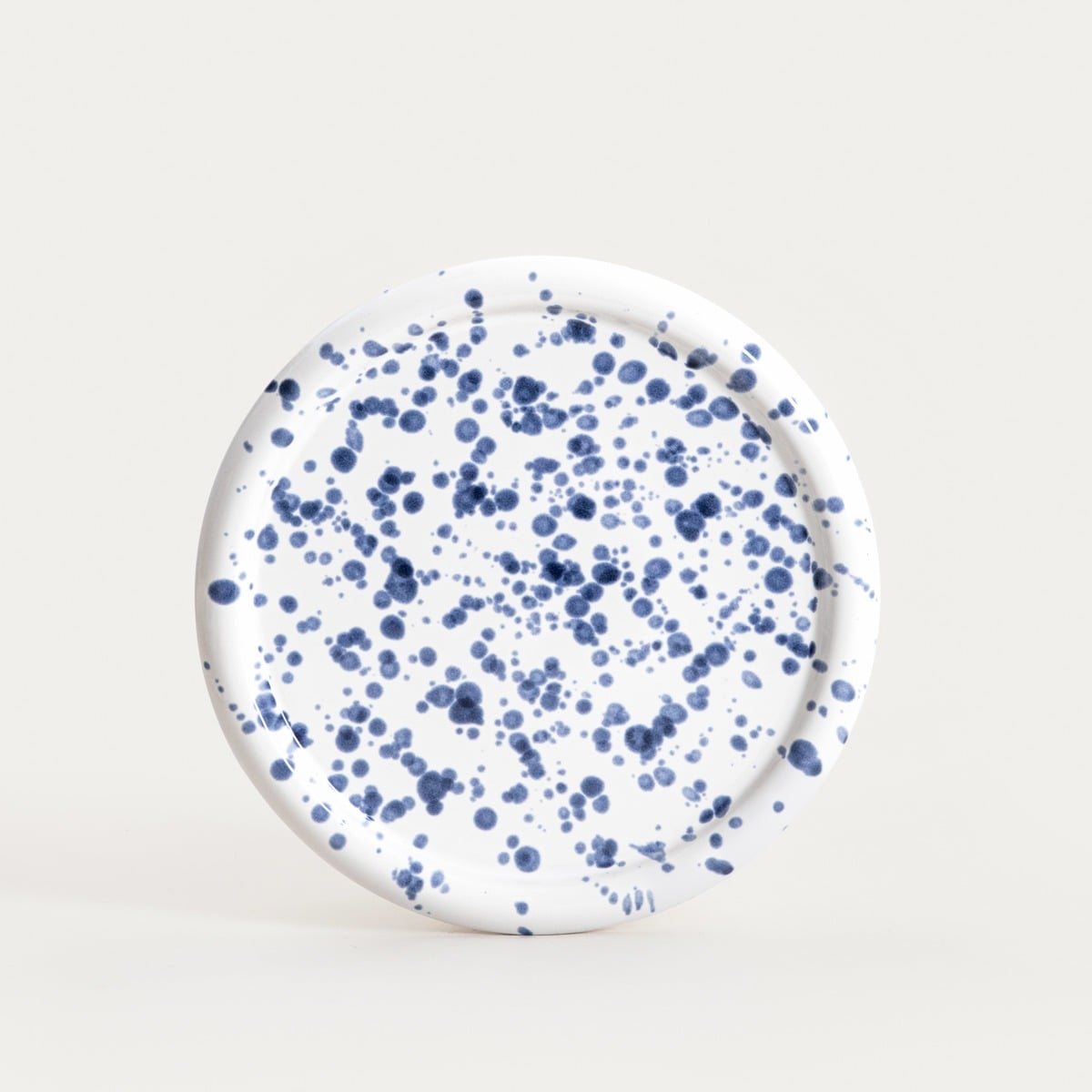 WILORA Spotted Dinner Plate Navy Blue 26 cm
