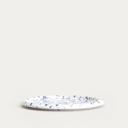 WILORA Spotted Dinner Plate Navy Blue 26 cm