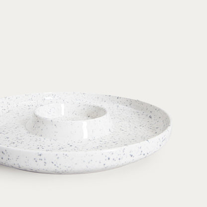 CAVIANO Ceramic Dotted Serving Dish 33cm