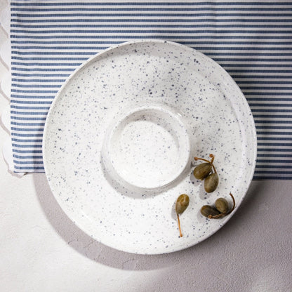 CAVIANO Ceramic Dotted Serving Dish 33cm