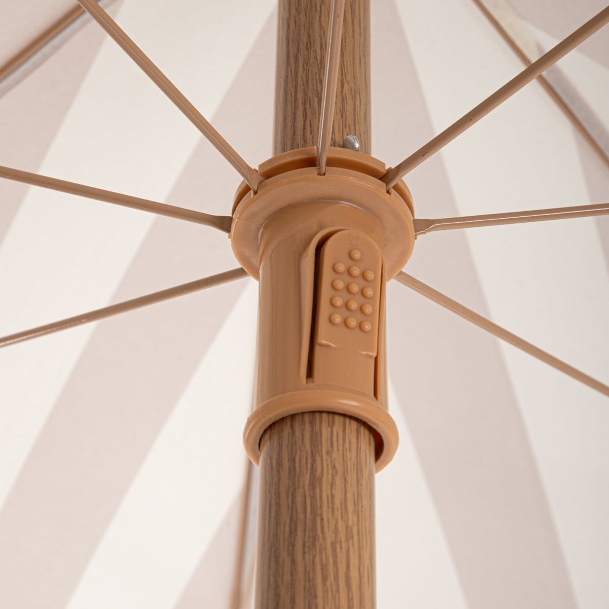 Sunny Beige Outdoor Parasol with UV Protection 160x180 cm