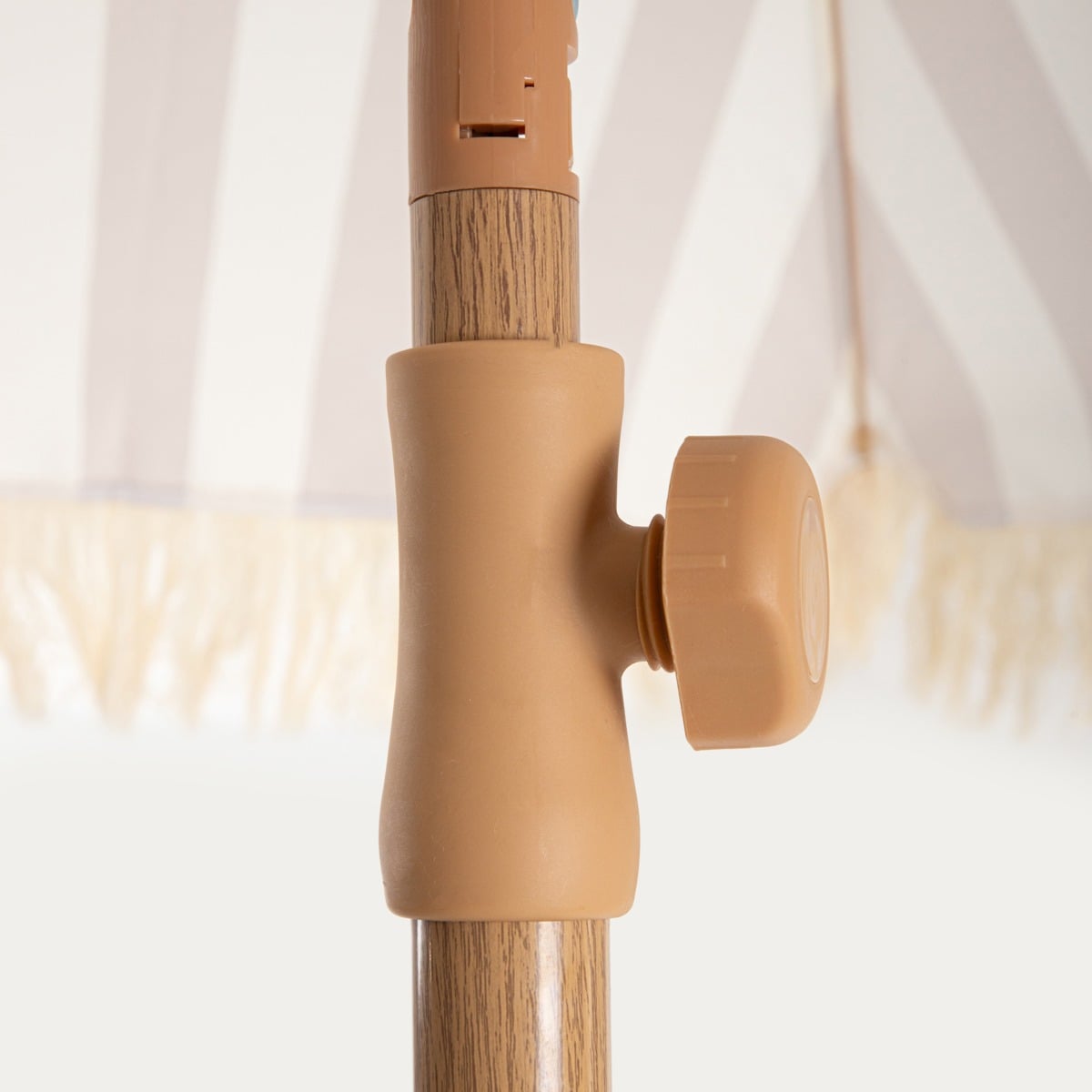 Sunny Beige Outdoor Parasol with UV Protection 160x180 cm