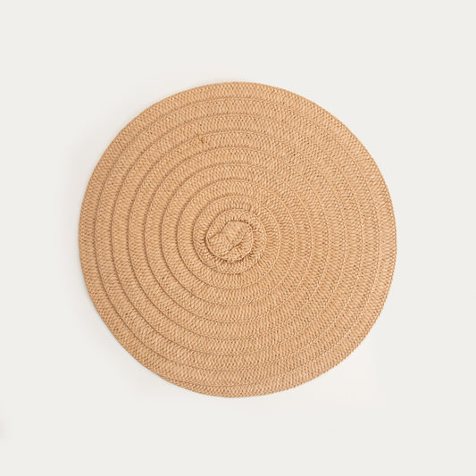 CORD Beige Table Mats Set of 2 - 39x39x5cm