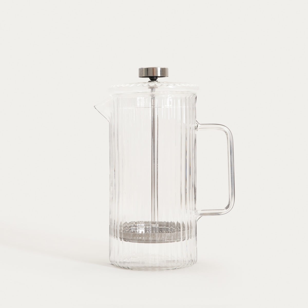 LANES Fluted Steamer 1L - Glass Tea and Coffee Brewer