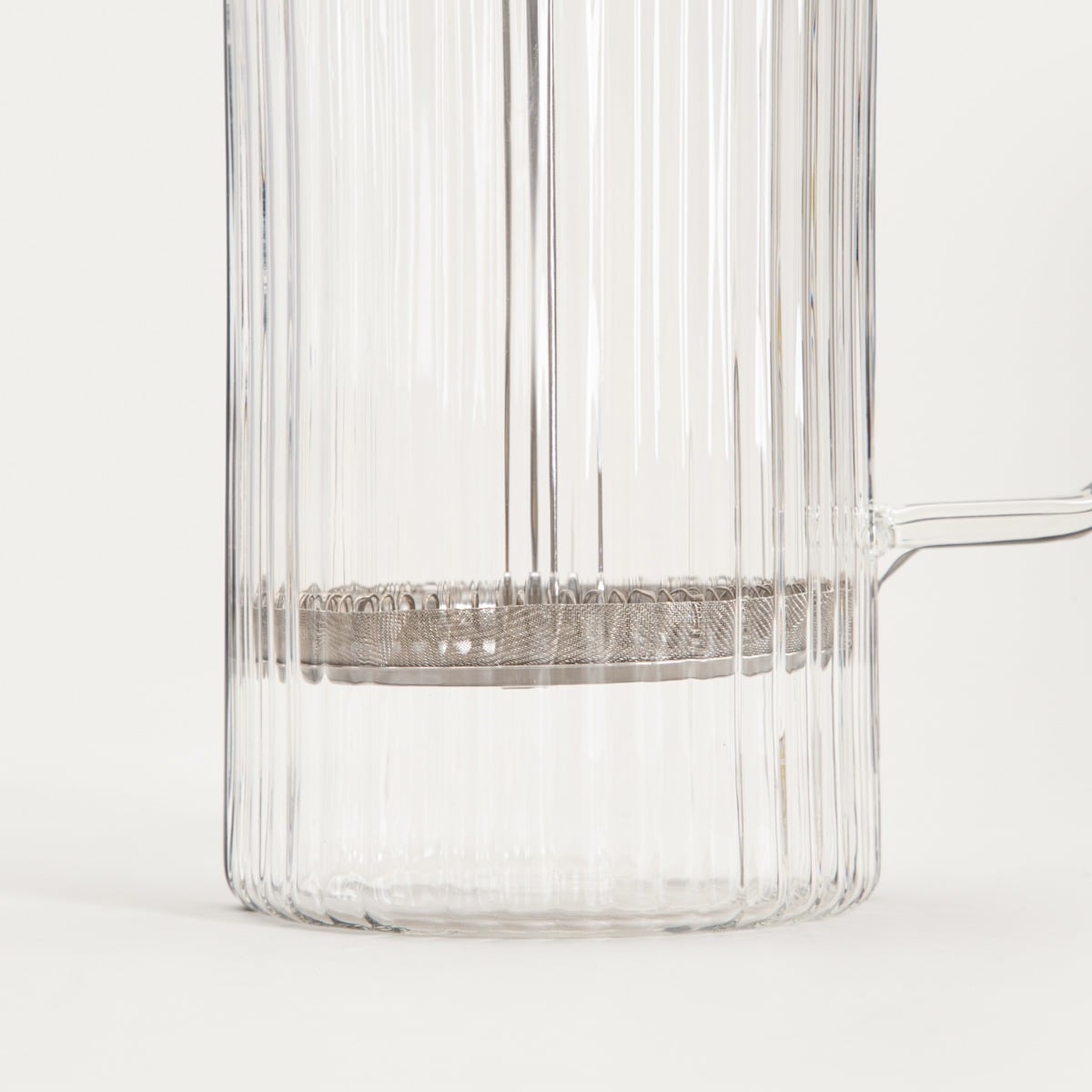 LANES Fluted Steamer 1L - Glass Tea and Coffee Brewer