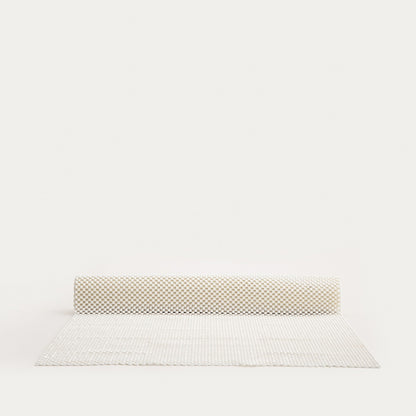 LUCENS Cream Drawer Mat 150x45cm Non-Slip Silicone