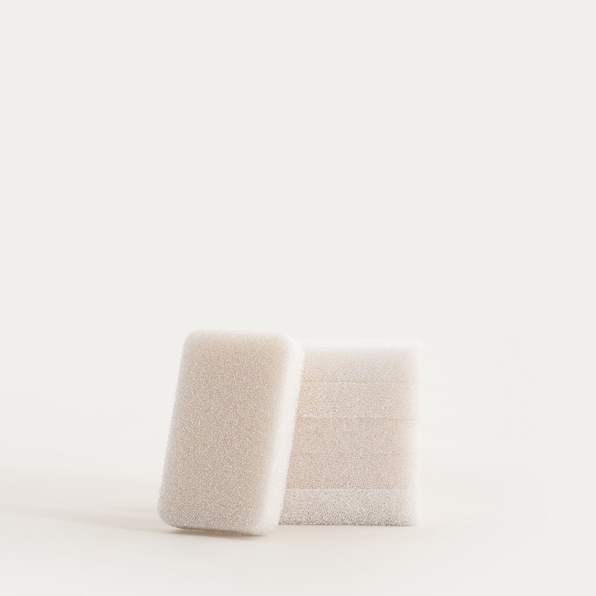 Set of sponges LUCENS Kitchen Cream Sponges Set of 6 - Durable Silicone