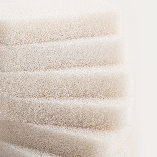Set of sponges LUCENS Kitchen Cream Sponges Set of 6 - Durable Silicone