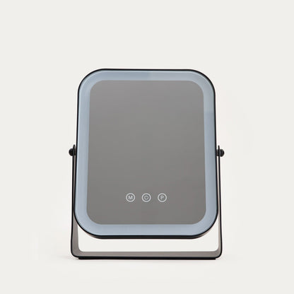 NARAVE Illuminated Mirror with Adjustable LED Lighting - Black
