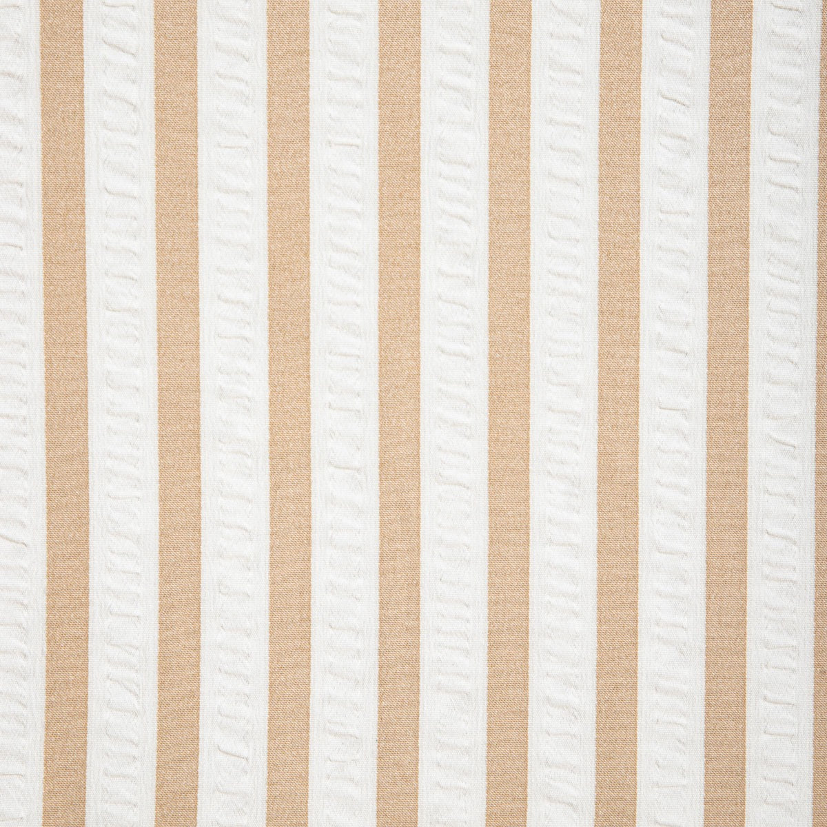 LINETA Storage Boxes in Beige Stripes - Set of 2, 30x30x30 cm