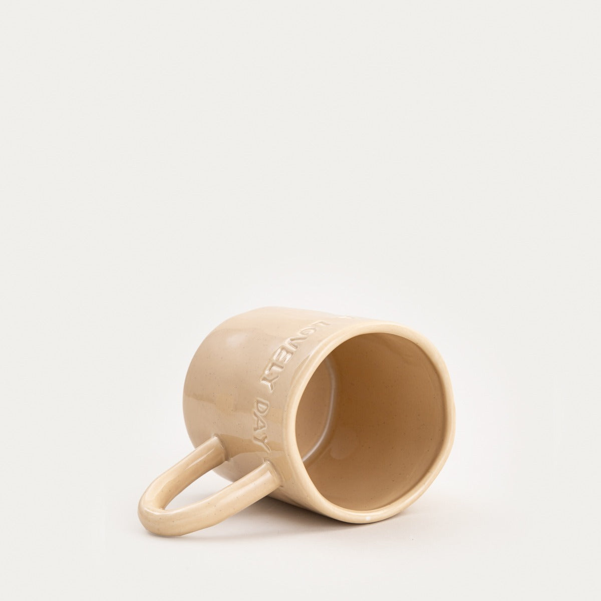 ISERNIA Beige Ceramic Mug 0.4L