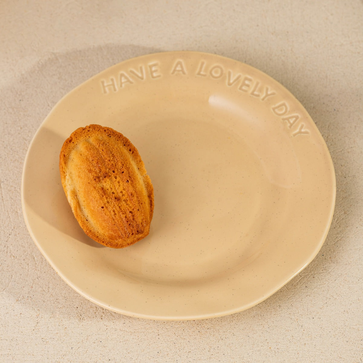 Isernia Beige Porcelain Plate 20 cm