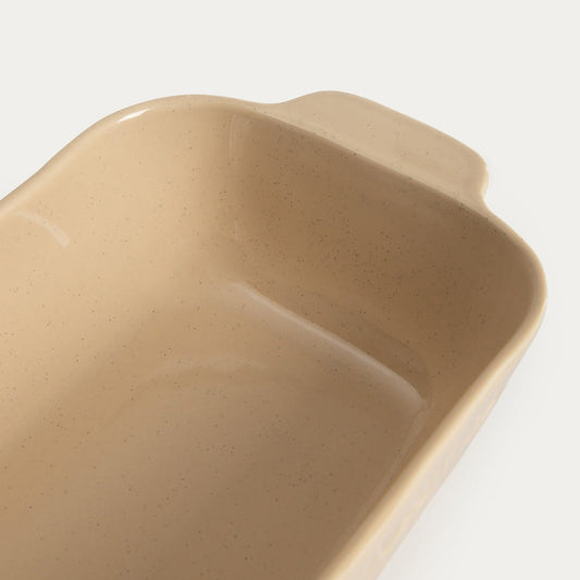 ISERNIA Beige Casserole Dish 25x14x7 cm Porcelain Oven Safe