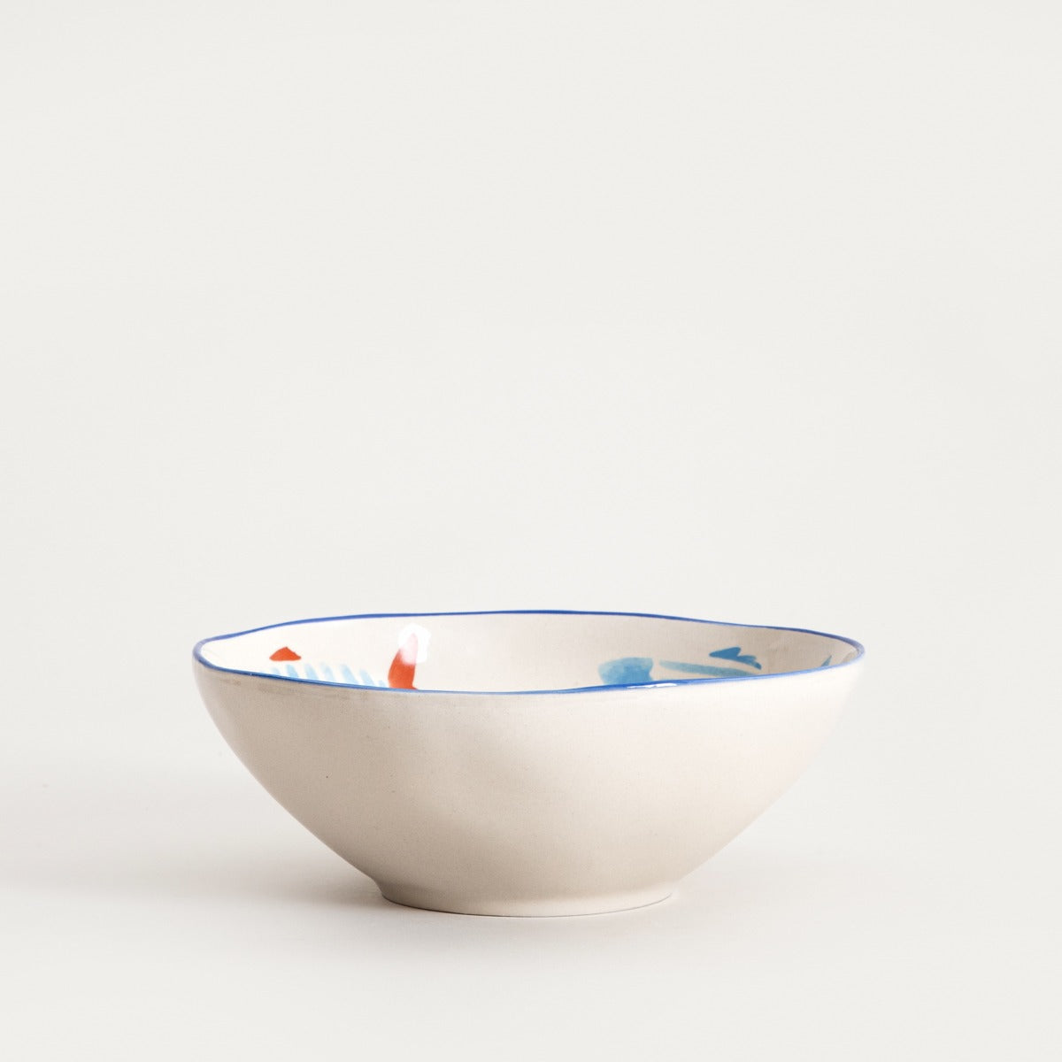 BUNO Ceramic Bowl with Fish Motif - 20.5 cm
