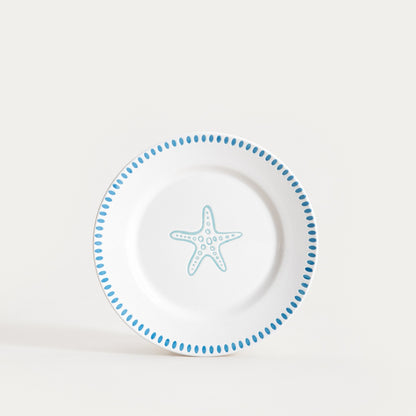 KAOMA Dessert Plate with Starfish Motif - 21 cm