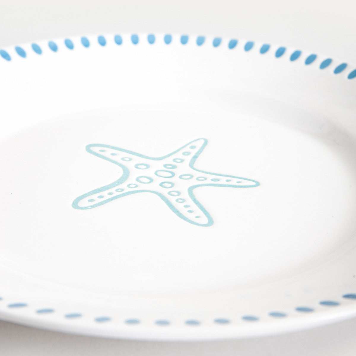 KAOMA Dessert Plate with Starfish Motif - 21 cm