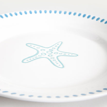 KAOMA Dessert Plate with Starfish Motif - 21 cm
