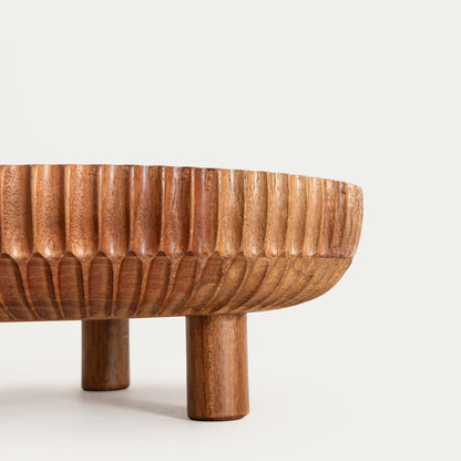RILLET Acacia Wood Serving Platter 25.5x9 cm