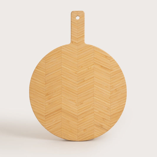 Herringbone Bamboo Cutting Board 40x30 cm
