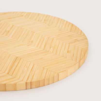 Herringbone Bamboo Cutting Board 40x30 cm