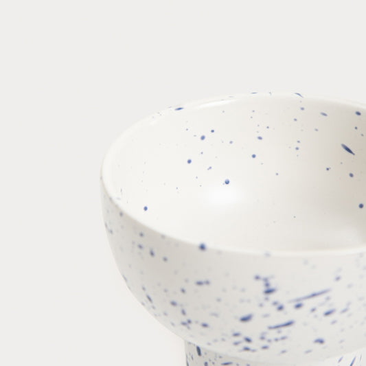 AFFI Blue Speckled Ceramic Serving Dish 10x7.5 cm