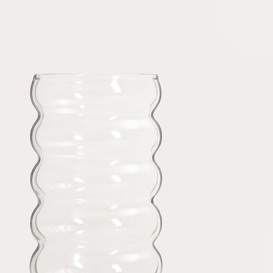 Bubbly Summer Tall Glass Mug 0.45L