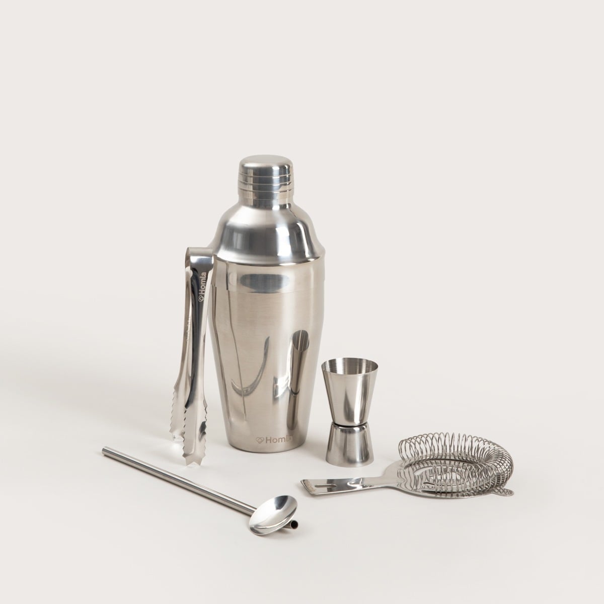 ALCOLE 5-Piece Stainless Steel Cocktail Set