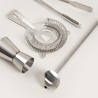 ALCOLE 5-Piece Stainless Steel Cocktail Set