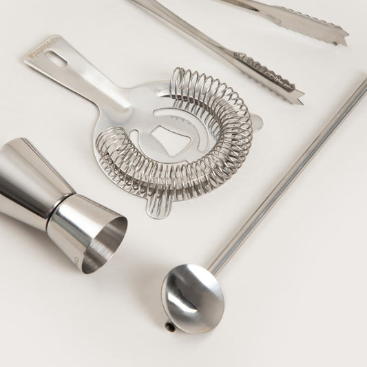 ALCOLE 5-Piece Stainless Steel Cocktail Set