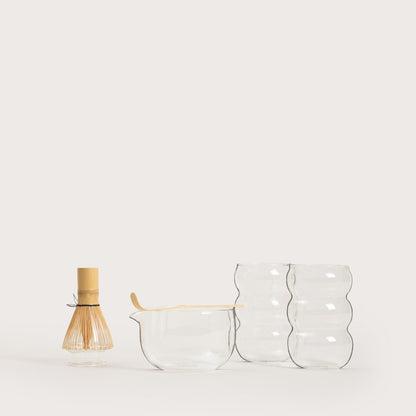 IZANAMI Matcha Preparation Glass Set - 6 Pieces