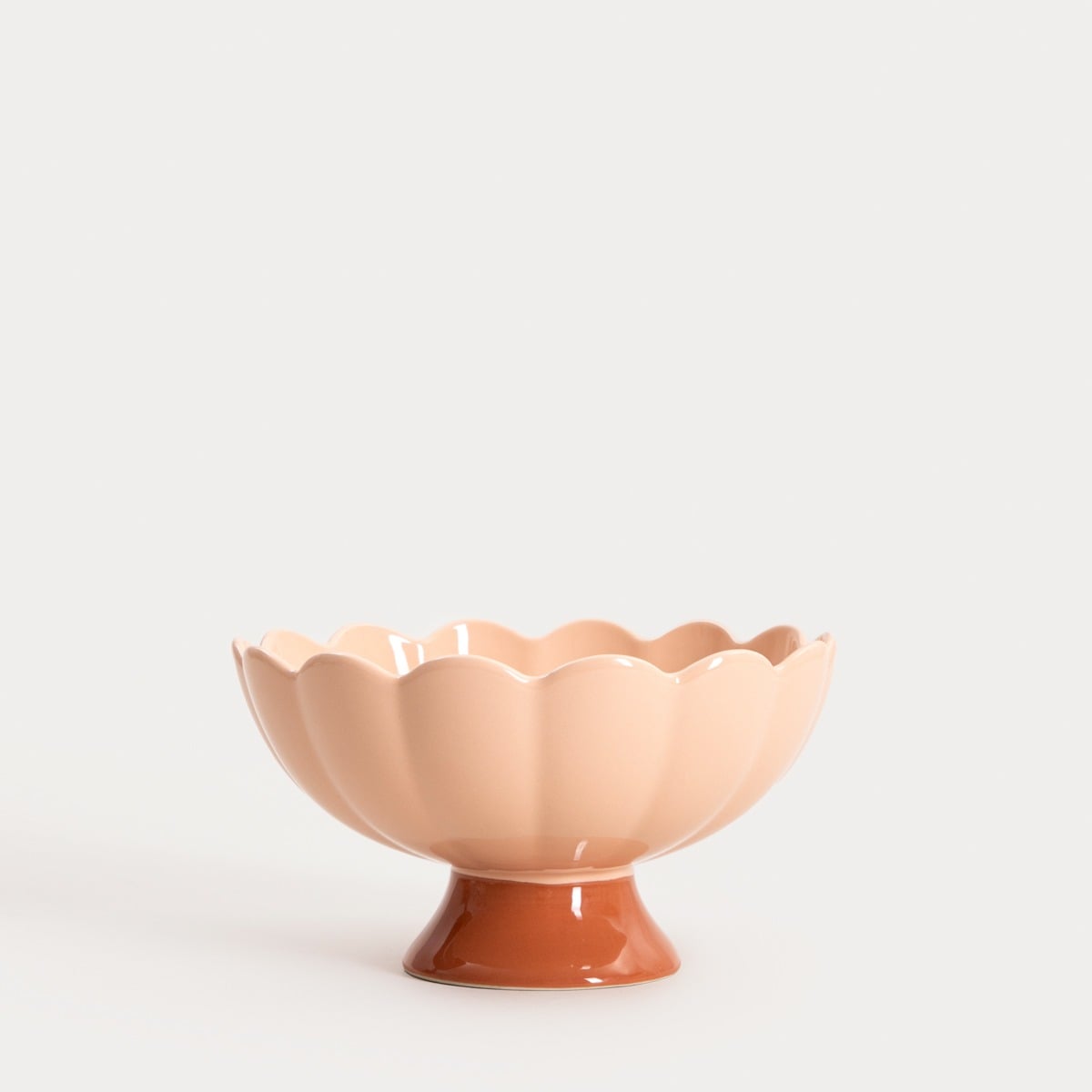 Flower-Shaped Serving Platter BRISA 21x12 cm
