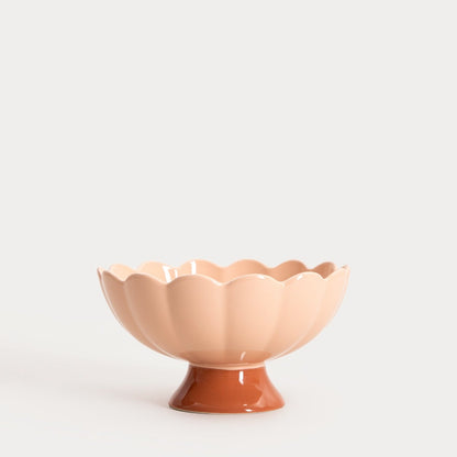 Flower-Shaped Serving Platter BRISA 21x12 cm
