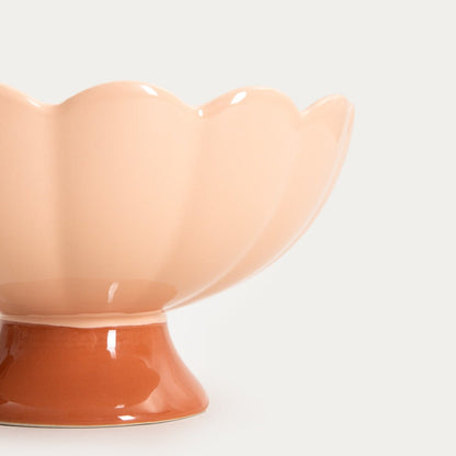 Flower-Shaped Serving Platter BRISA 21x12 cm