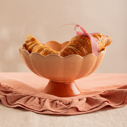 Flower-Shaped Serving Platter BRISA 21x12 cm
