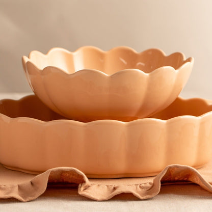 BRISA Oval Baking Dish 32x20 cm Durable Stoneware